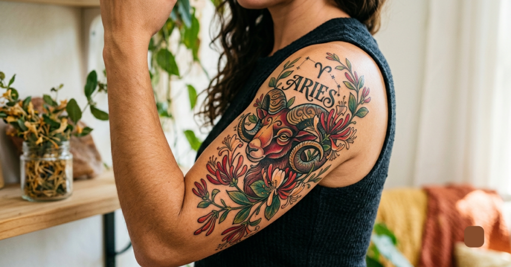 Aries Flower: Meaning, Honeysuckle & Tattoo Ideas