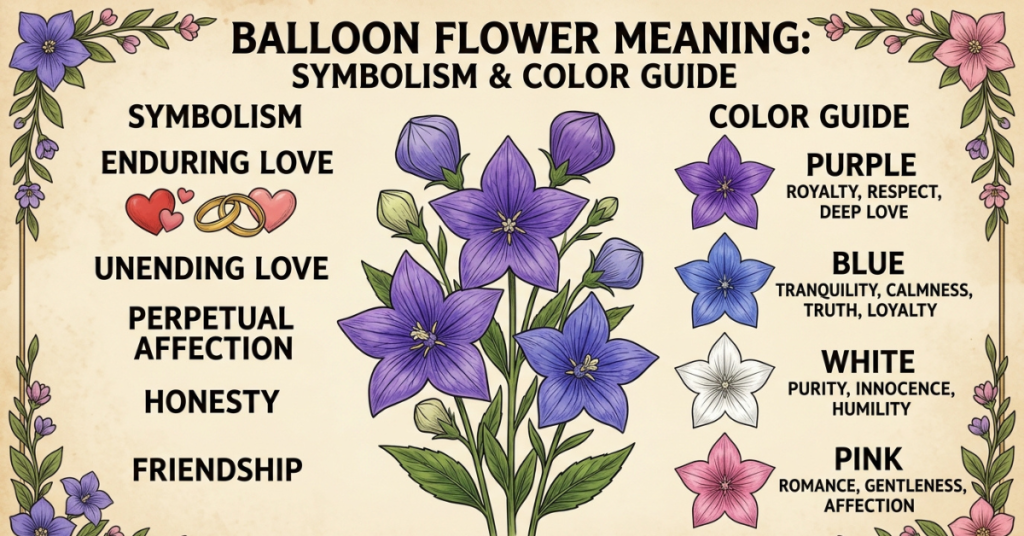 Balloon Flower Meaning: Symbolism & Color Guide