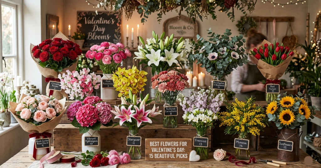 Best Flowers for Valentine’s Day: 15 Beautiful Picks