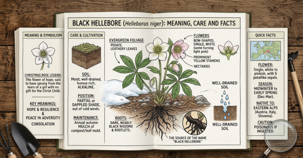 Black Hellebore Flower: Meaning, Care and Facts