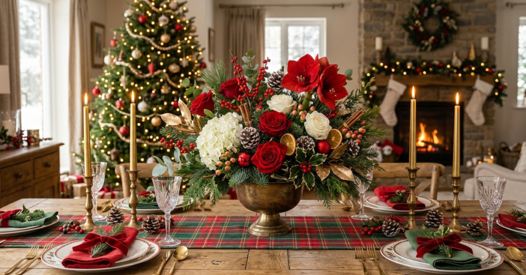 Christmas Arrangements Flowers: Ideas & Tips