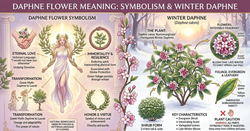 Daphne Flower Meaning: Symbolism & Winter Daphne
