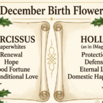 December Birth Flower: Narcissus & Holly Meaning