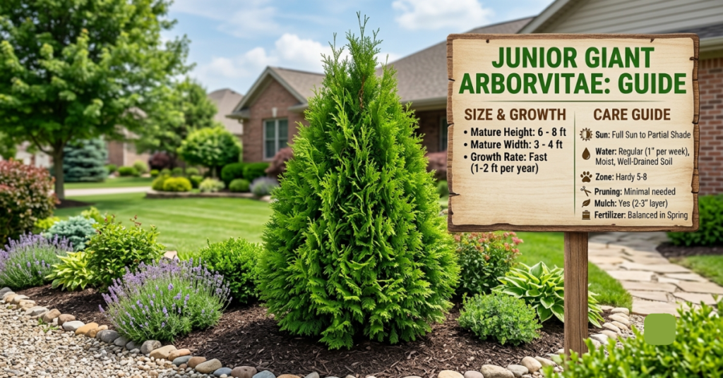 Junior Giant Arborvitae: Size, Growth & Care Guide