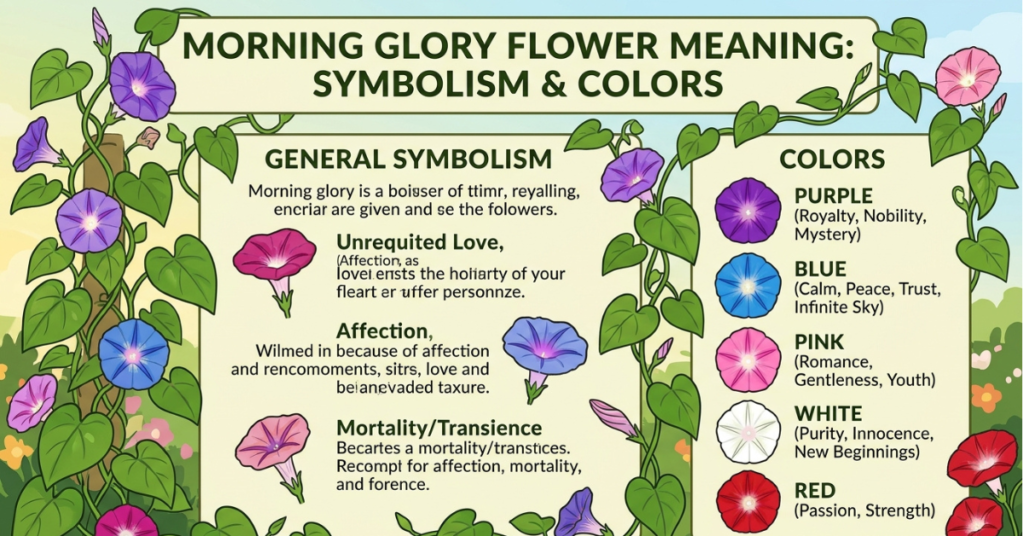 Morning Glory Flower Meaning: Symbolism and Colors