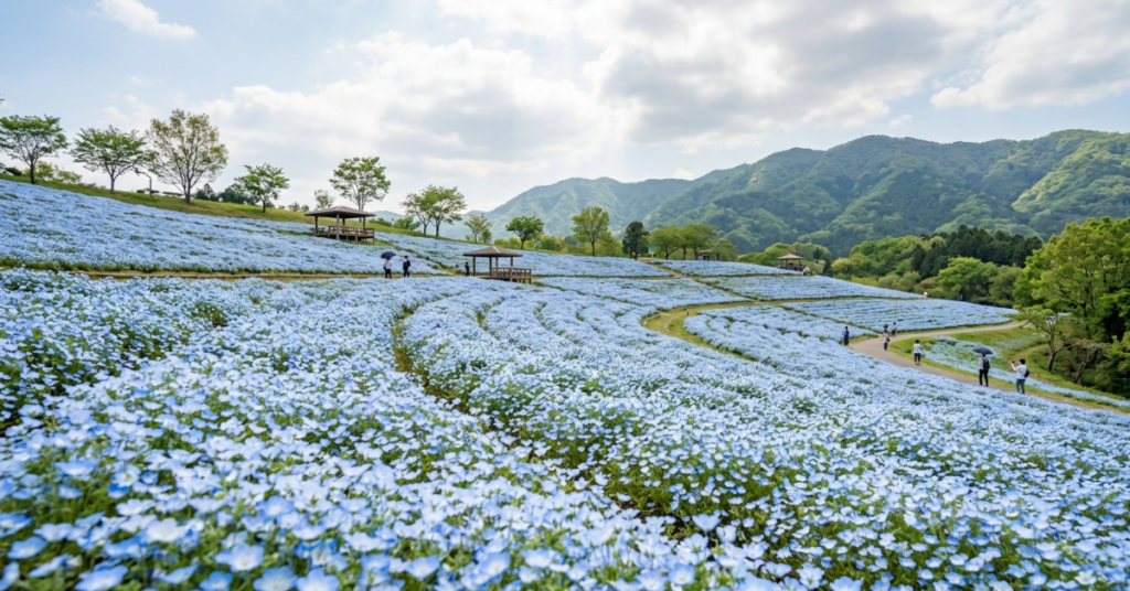 Nemophila Flower Meaning, Japan Fields & Symbolism