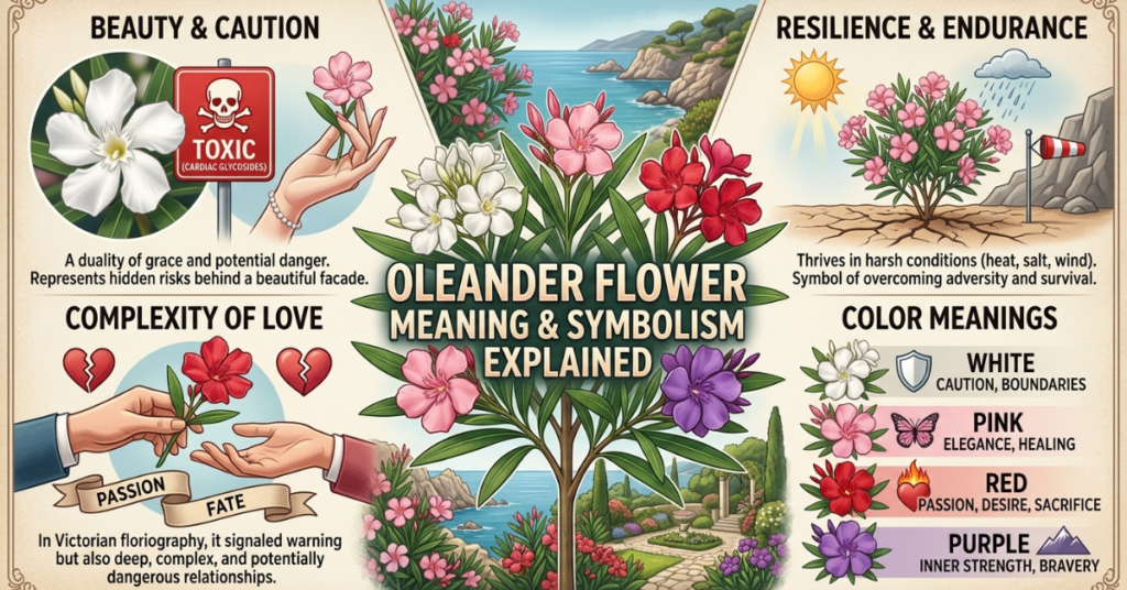 Oleander Flower Meaning & Symbolism Explained