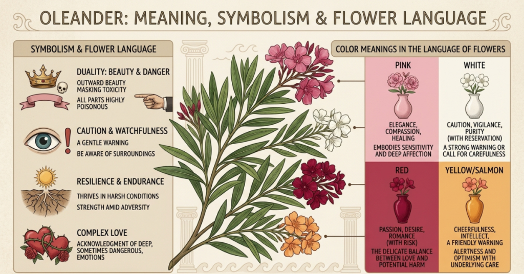 Oleander Meaning: Symbolism, Colors & Flower Language