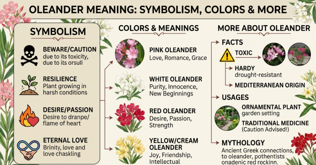 Oleander Meaning: Symbolism, Colors & More