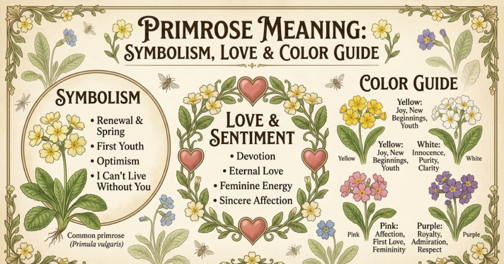 Primrose Meaning: Symbolism, Love & Color Guide