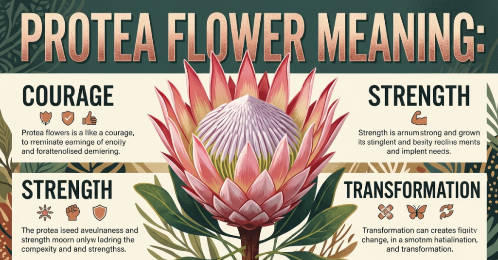 Protea Flower Meaning: Courage, Strength & Transformation