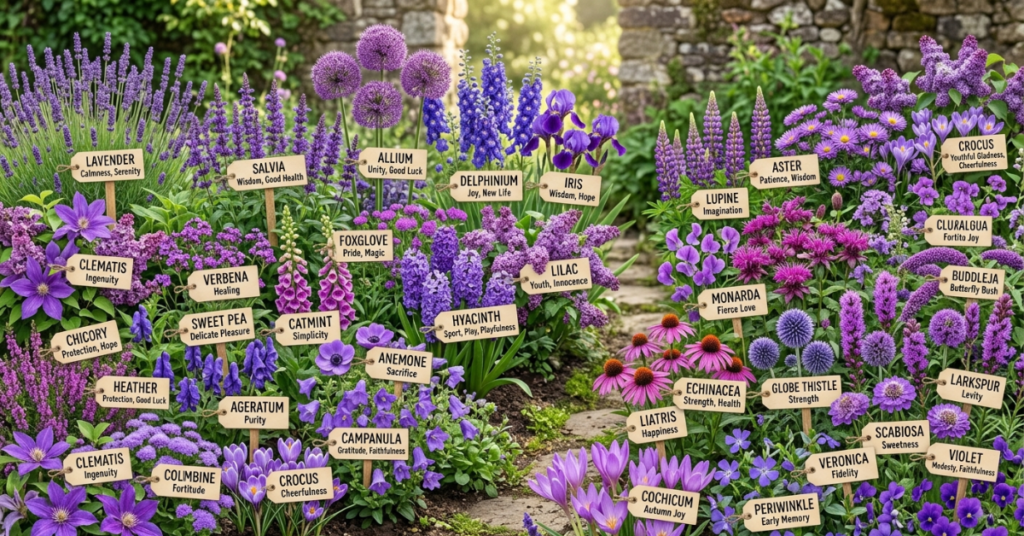 Purple Flowers: 30+ Names, Types & Meanings