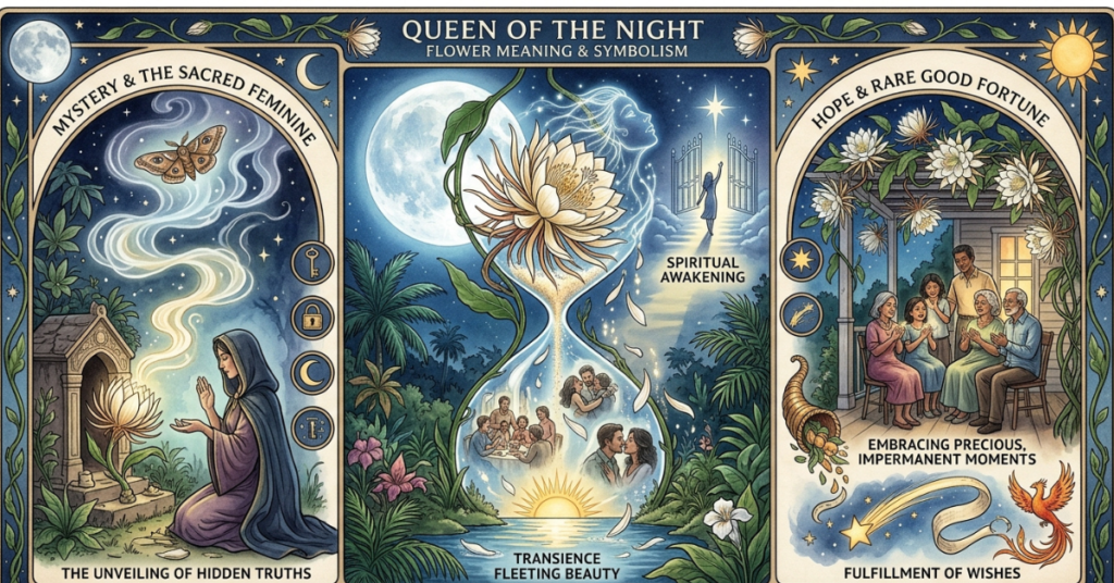 Queen of the Night Flower Meaning & Symbolism