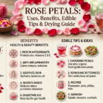 Rose Petals: Uses, Benefits, Edible Tips & Drying Guide