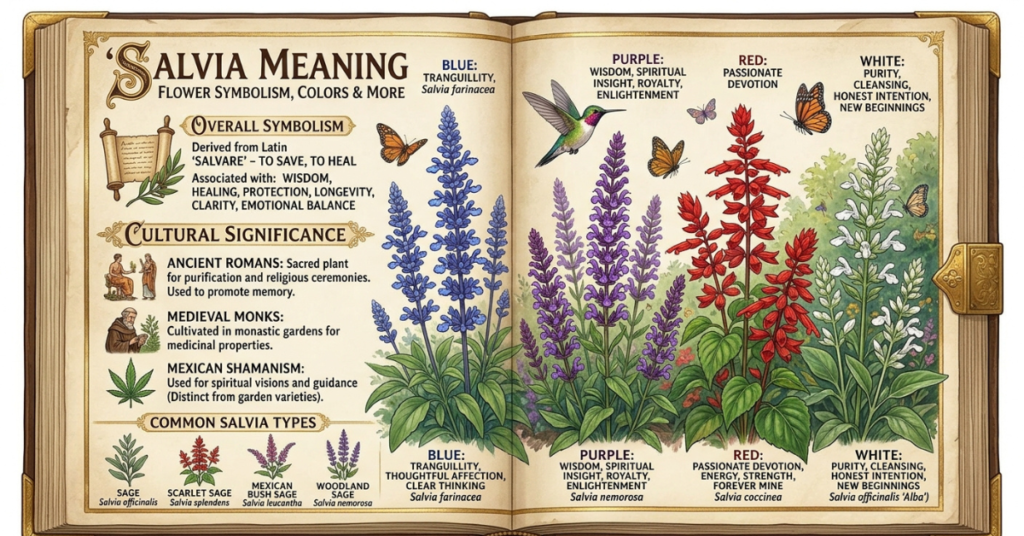 Salvia Meaning: Flower Symbolism, Colors & More