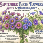 September Birth Flower: Aster & Morning Glory Meaning