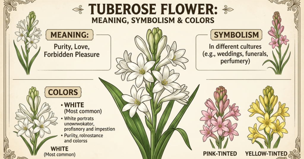 Tuberose Flower Meaning, Symbolism & Colors