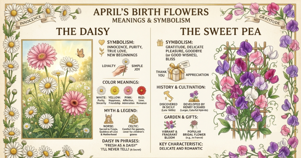 What Is April Month Flower? Meanings & Symbolism